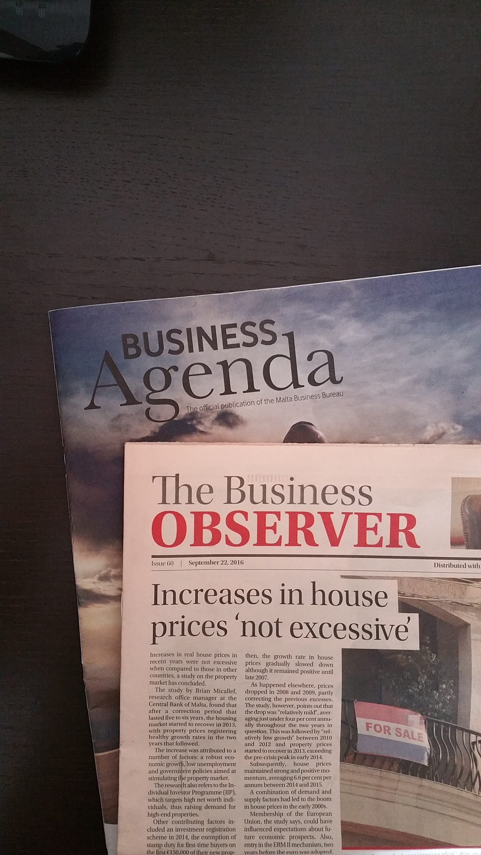 Featured on The Business Agenda & The Business Observer