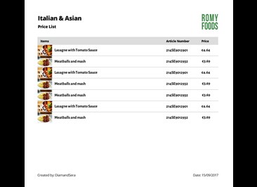 Romy Foods Image