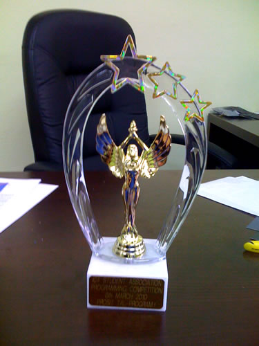 ICTSA Programming Challenge 2010 Award