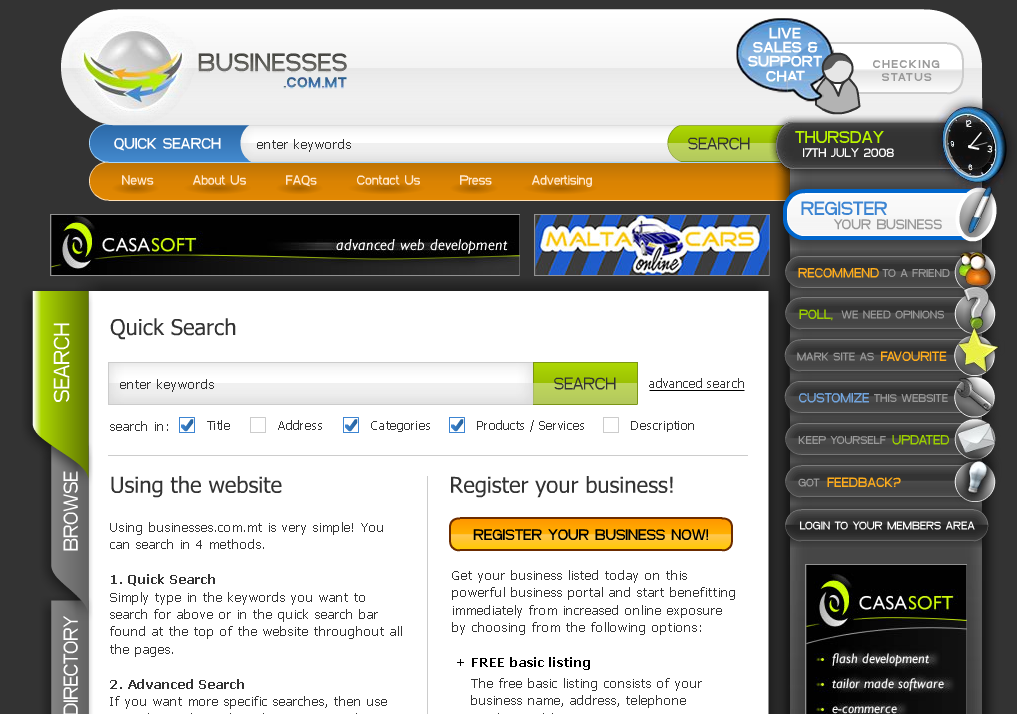 businesses.com.mt - Homepage